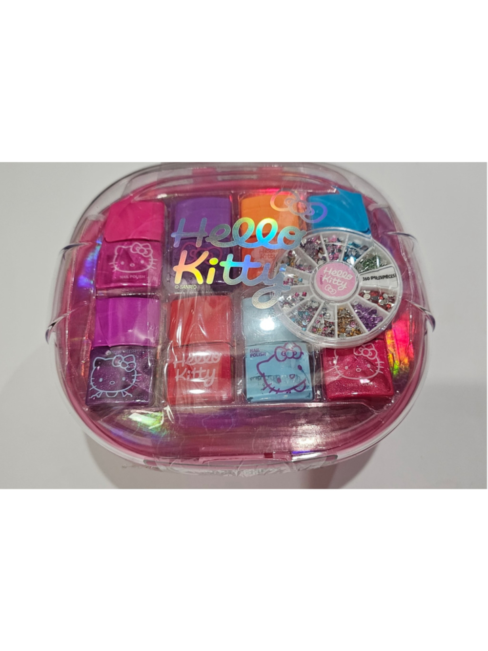 Girls Hello Kitty Nail Polish & Dryer Set One Size Pink Multi-color